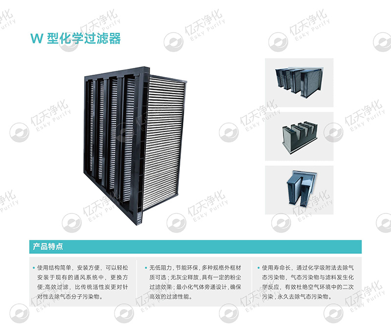 化學過濾器：精準凈化氣態(tài)污染物