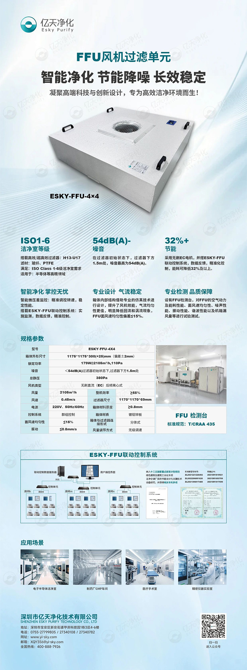 FFU 風機過濾單元：不止凈化，更懂智能節(jié)能與長效守護！